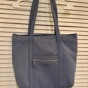 Vera Bradley Quilted Gray Tote Bag